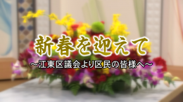 【特集】新春を迎えて～江東区議会より区民の皆様へ～