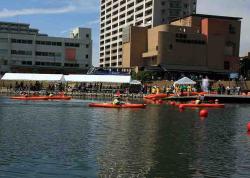 平成26年9月に開催されたカヌー大会