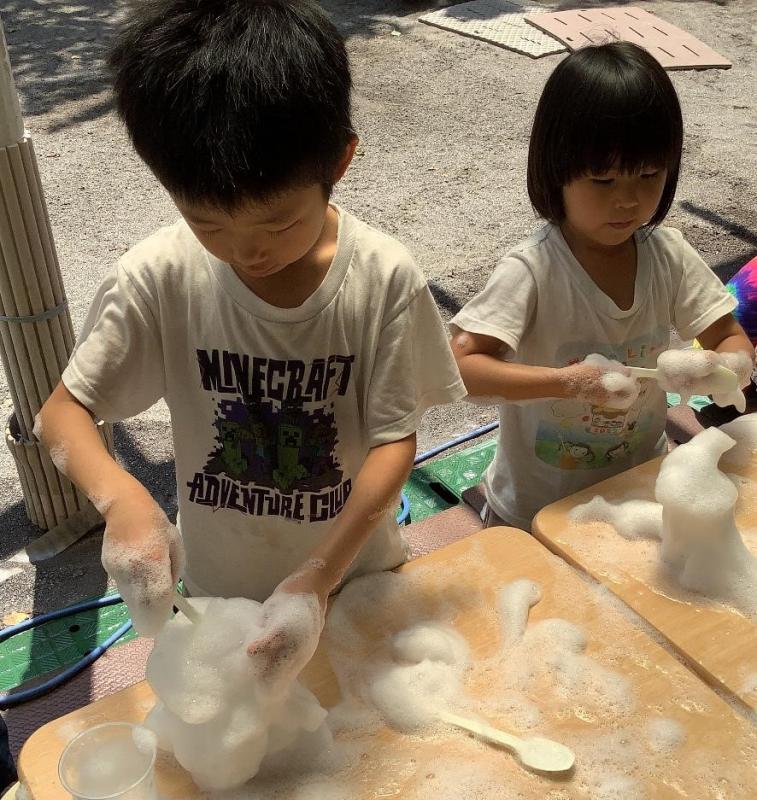 5歳　泡