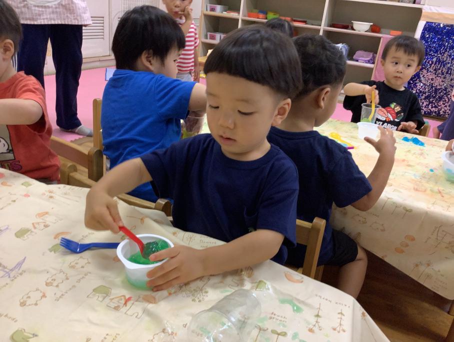 2歳児　寒天