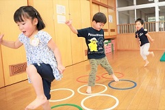 4歳児サーキットの様子