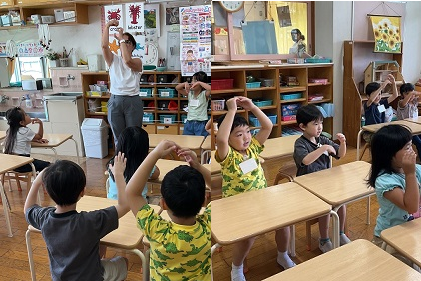 5歳児クラスすくわくプログラムの様子