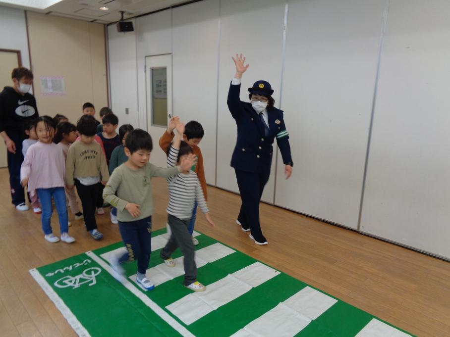 4歳児交通安全教室