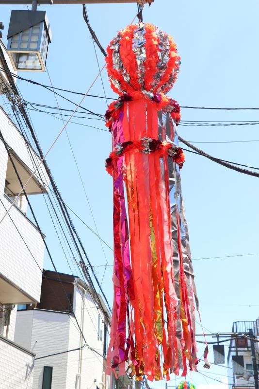 なびく七夕飾り