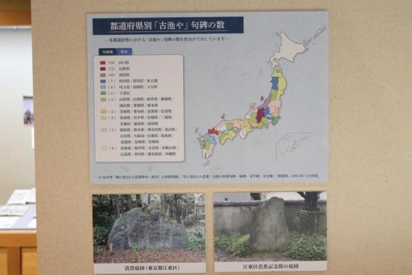 都道府県別「古池や」句碑の数