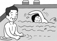 朝活水泳事業