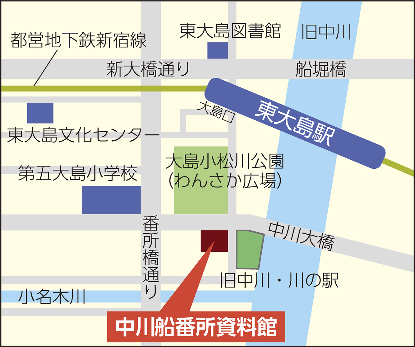 中川船番所資料館地図