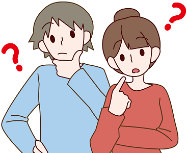 がん検診について質問する人のイラスト