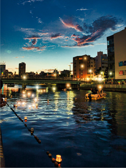 二推し賞（江東区商店街連合会推し）える「小名木川の川せがき」