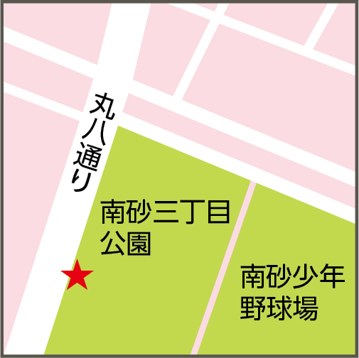 南砂三丁目公園西側(南砂3丁目14番)