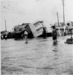 昭和24年のキティ台風で江東区は大きな被害を受けました