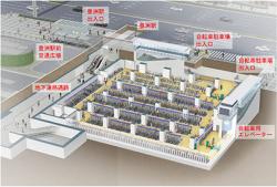 豊洲駅地下自転車駐車場　完成予想図