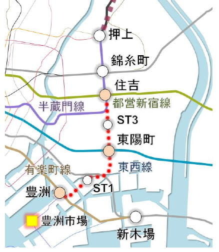 地下鉄８号線の延伸