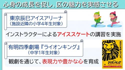 区内の魅力的な施設での体験活動