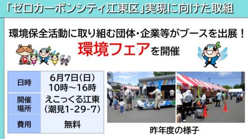 「ゼロカーボンシティ江東区」実現に向けた取組