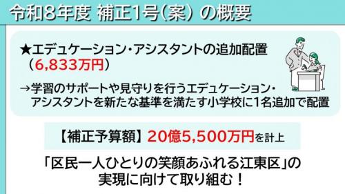 「笑顔あふれる江東区」の実現に向けて取り組む
