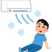 エアコンを活用して涼しく