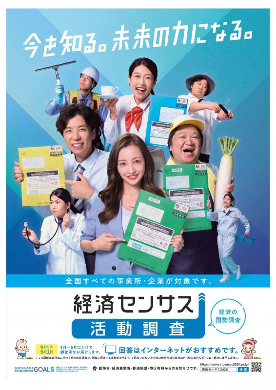 令和8年経済センサス-活動調査ポスター