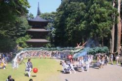 みよたまち一番のイベント「龍神まつり」（真楽寺）