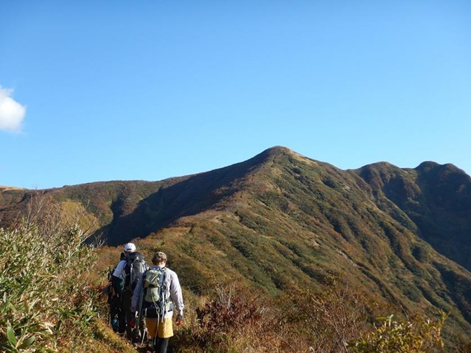 秋の守門岳