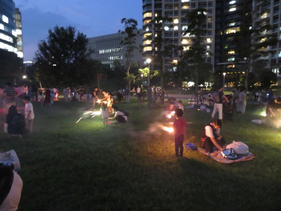 夏休み親子花火大会