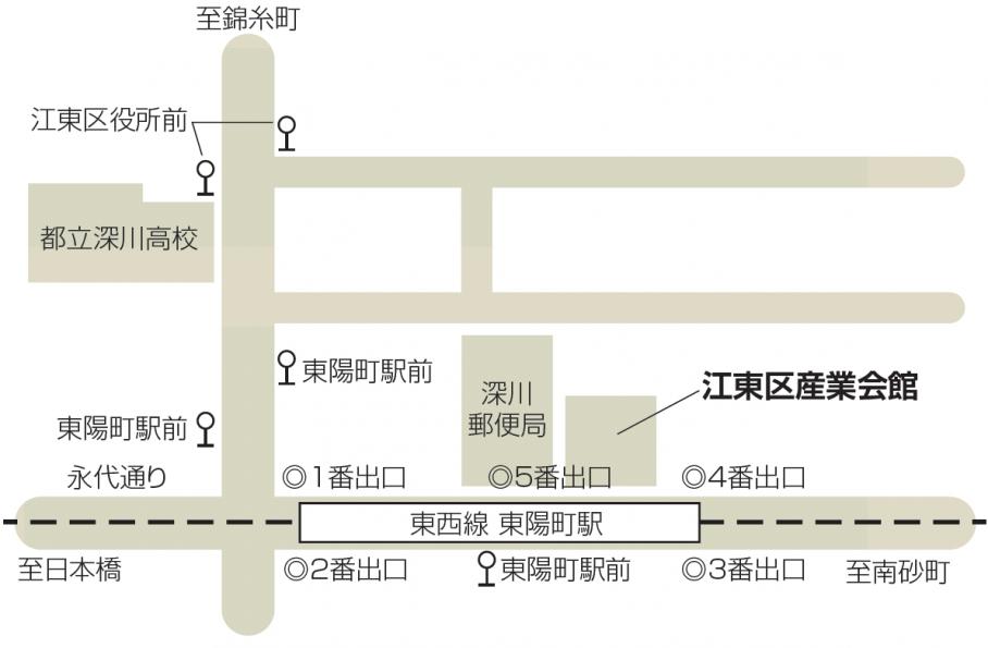 産業会館地図