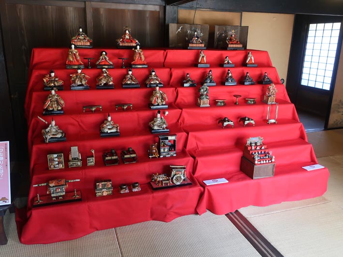 旧大石家住宅雛飾り（令和6年度）