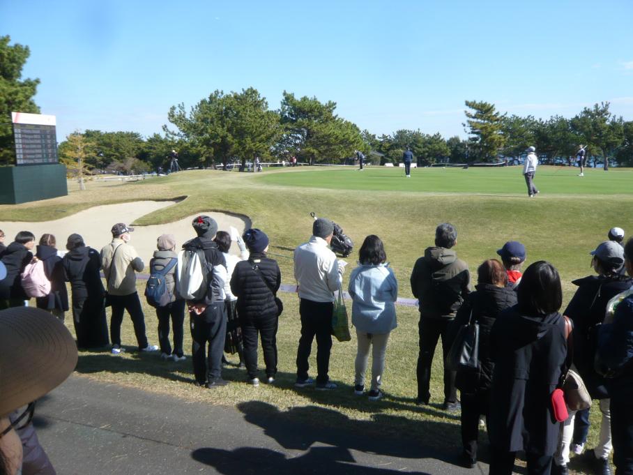デフリンピック観戦ツアー(ゴルフ)の様子