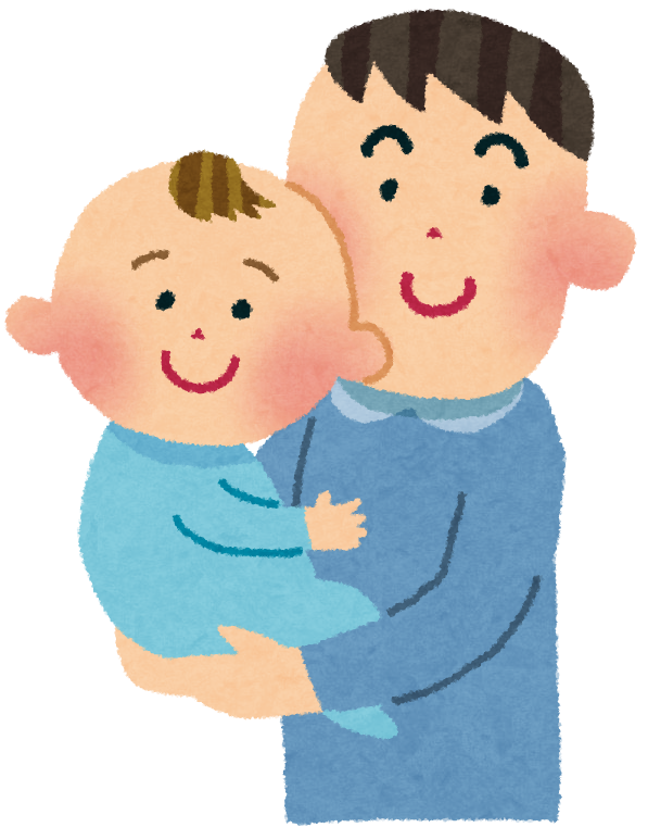 赤ちゃんとパパ