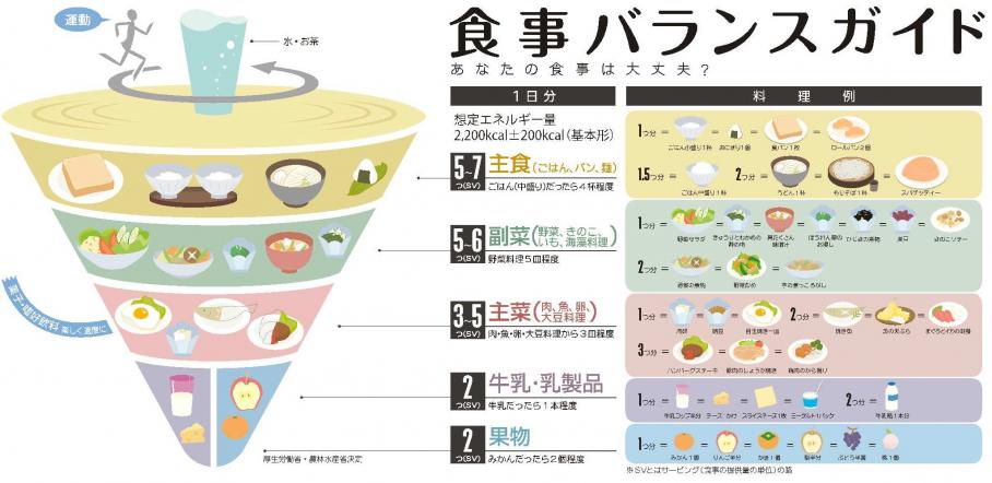 食事バランスガイド2