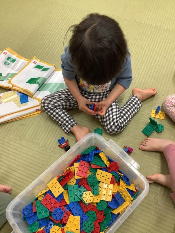 2歳手先を使った遊び