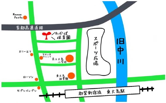 保育園までの行き方