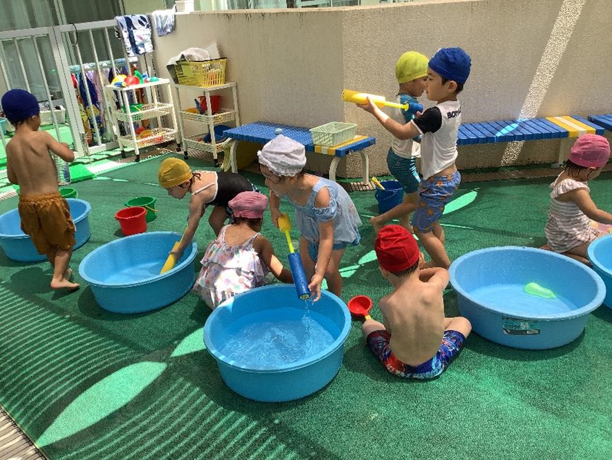水遊び