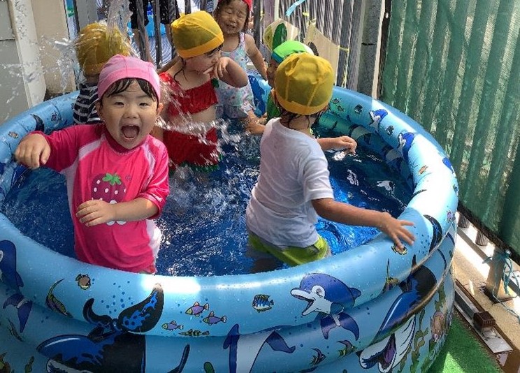 2歳水遊び