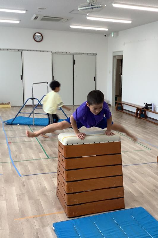 5歳跳び箱