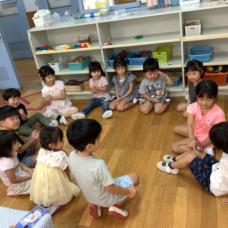 たからさがしをしているところ
