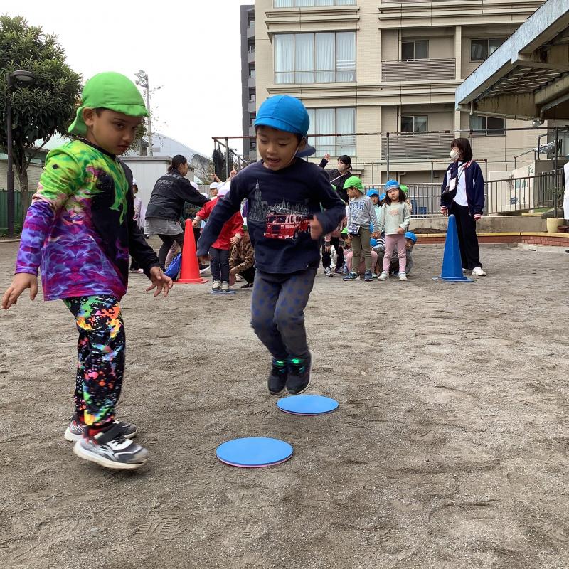 競技を楽しむ様子