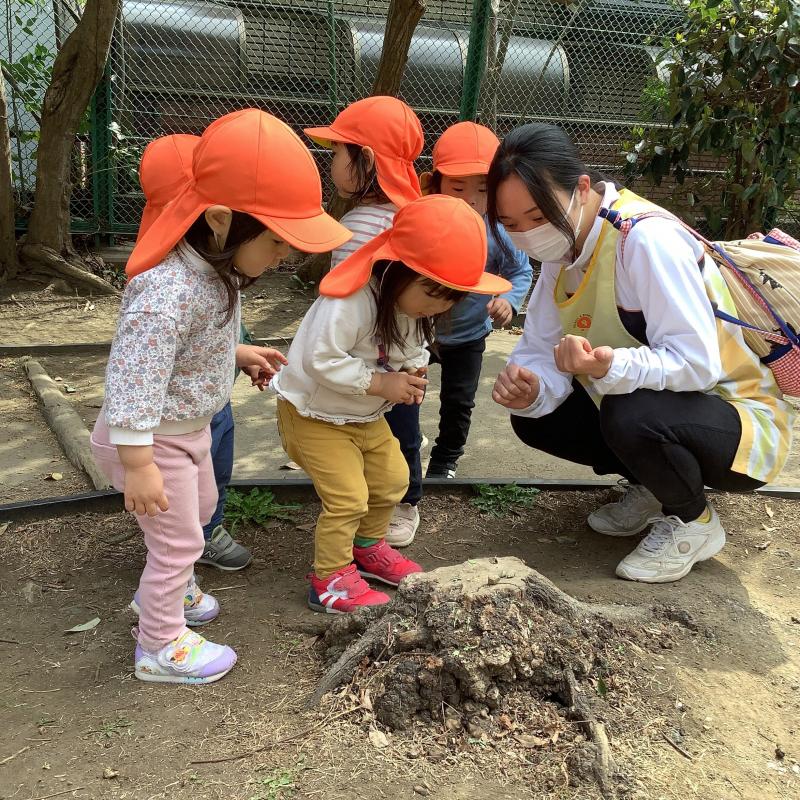 探索している様子