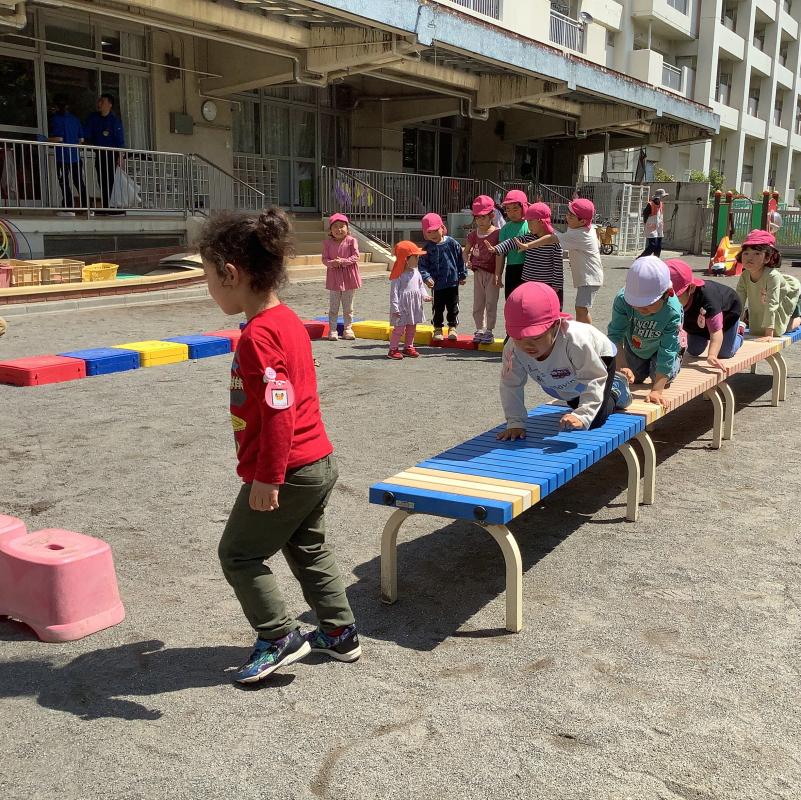 ほっぷすてっぷじゃんぷの様子（5歳児）