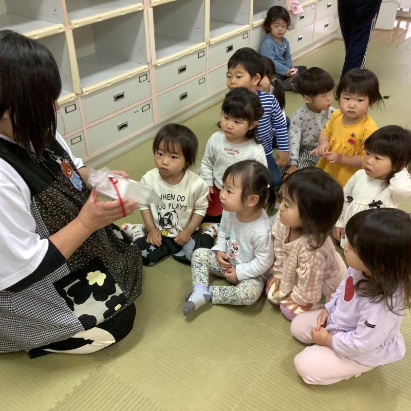 進級式の様子（2歳児）