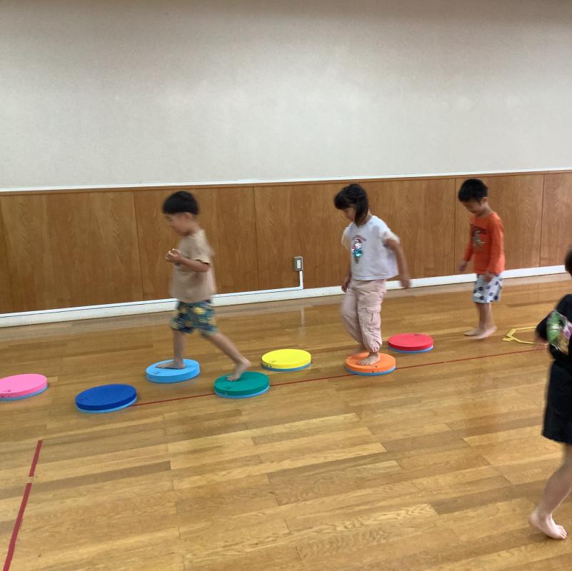 ほっぷすてっぷじゃんぷの様子(4歳児)