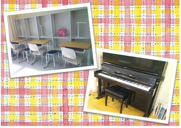 学習スペース・ピアノ