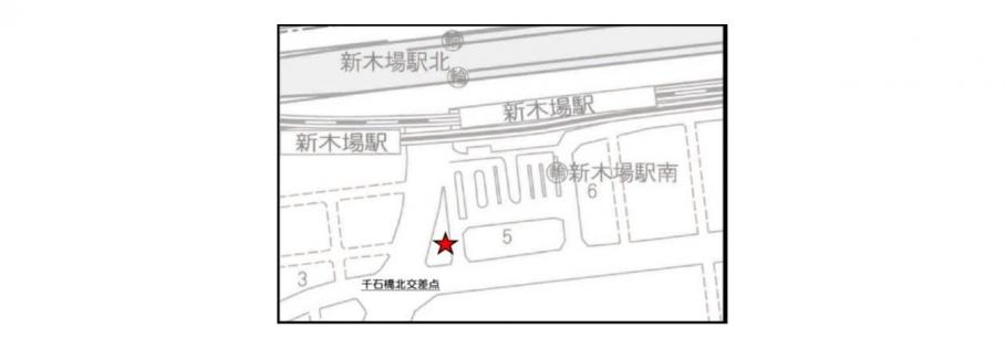 新木場駅前の公共喫煙所