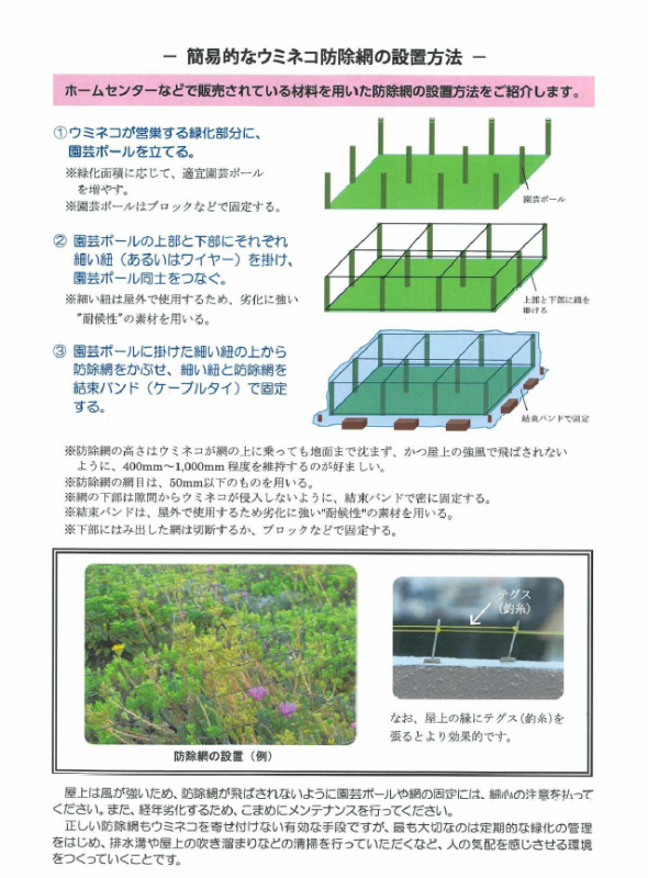 ウミネコ対策