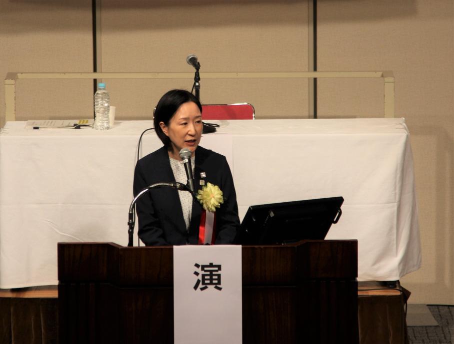 大久保区長の開会あいさつ