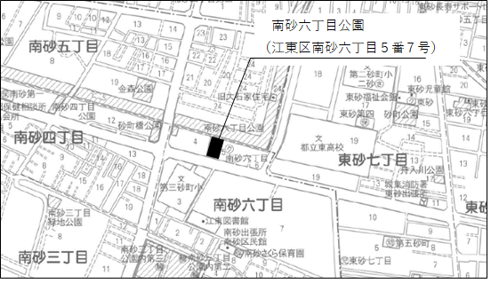 工事場所の案内図