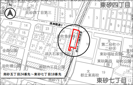 区民農園案内図