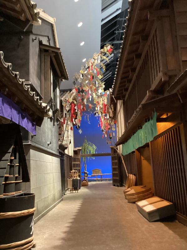 七夕の展示の様子