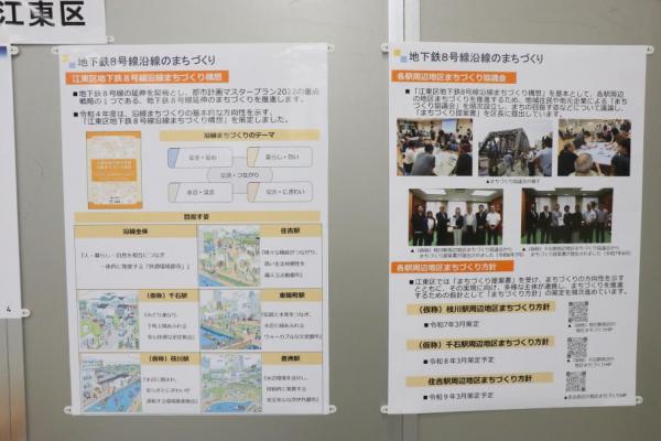 まちづくりのパネル