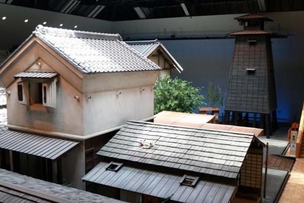 2階から撮影した深川江戸資料館の内部